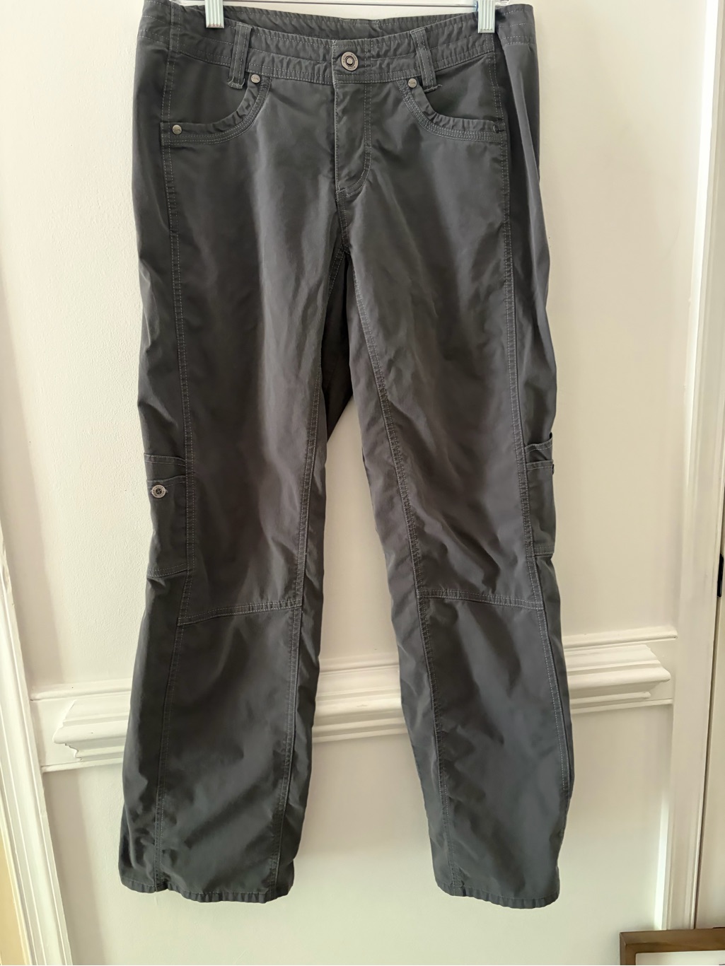 Kuhl Women's Cargo Pants In Charcoal Gray